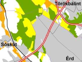 1. OTrT 2/ tervelőzményi jogi állapot(2): az országos ökológia hálózat /OÖH/ lehatárolása a tervterület környezetében a BATrT /2011./ 3.1-3.3.sz. övezeti tervlapján.