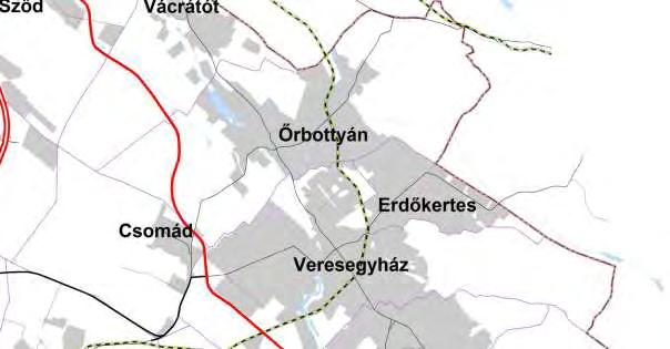 A magterület övezetére vonatkozó OTRT előírások: 17.