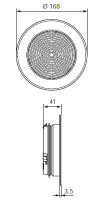 Befújt és elszívott levegő rácsok kerek- és lapos csatornás rendszerekhez Tartozék Leírása Átmérő (Φ) ζ-érték Rendelési szám Hagyományos (mennyezeti) légbefúvó (Φ125 mm) Levegő befújására, illetve