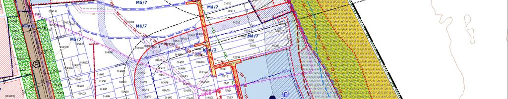 Hatályos Szabályozási Terv Módosult Szabályozási Terv Ezért kerül szabályozásra olyan szakasz is, mely út-telket érint.