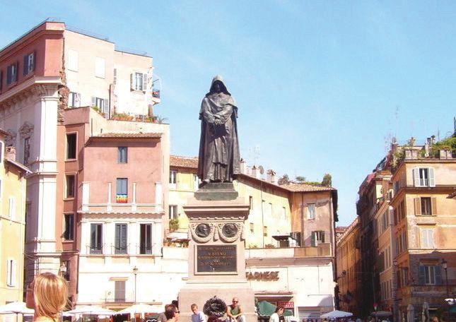 64 Ujfaludi László Kopernikusz tanításainak jelentőségét először egy fiatal dominikánus szerzetes, Giordano Bruno értette meg teljes mélységükben.