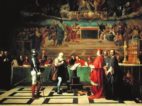Helyünk az Univerzumban 67 Tanulva Giordano Bruno tragikus példájából, Galilei visszavonta a Dialogo -ban közreadott legfontosabb állításait és kegyelmet kapott, de hátralévő éveit így is házi