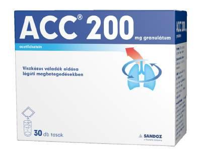 Vénás eredetű fájdalom, nehézláb érzés, lábfeszülés kezelésére ajánlott. ACC 200 mg granulátum, 30 db (60 Ft/db) hatóanyag: acetilcisztein Az ACC segít már a hurutos köhögés kezdetén!