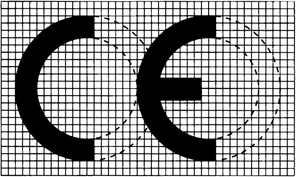 171 X. MELLÉKLET A. CE-jelölés A CE megfelelőségi jelölés az alábbi formájú CE betűkből áll: A jelölés kicsinyítése vagy nagyítása esetén a fenti ábrán szereplő arányokat be kell tartani.