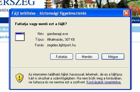 7. Konkrét példán keresztül röviden összefoglalva ismertetem mit kell tennie, ha pld a Gazdasági Bizottság 2004 szeptemberi anyagát kívánná letölteni: a. a portál megnyitása b.