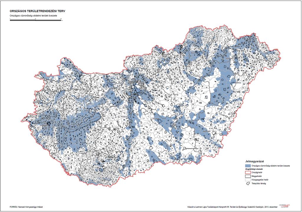 Magyar joganyagok - 2003. évi XXVI. törvény - az Országos Területrendezési Tervről 60. oldal Térképi melléklet 3/8.