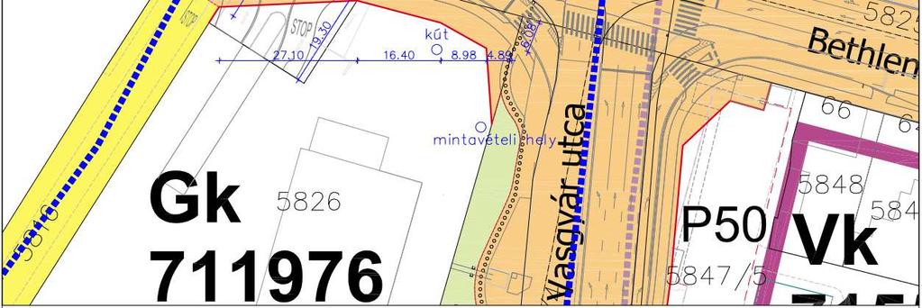 ) F4-2 Mező utca Bethlen Gábor utca Vasgyár utca A Mező utca Bethlen Gábor utca Vasgyár utca csomópont