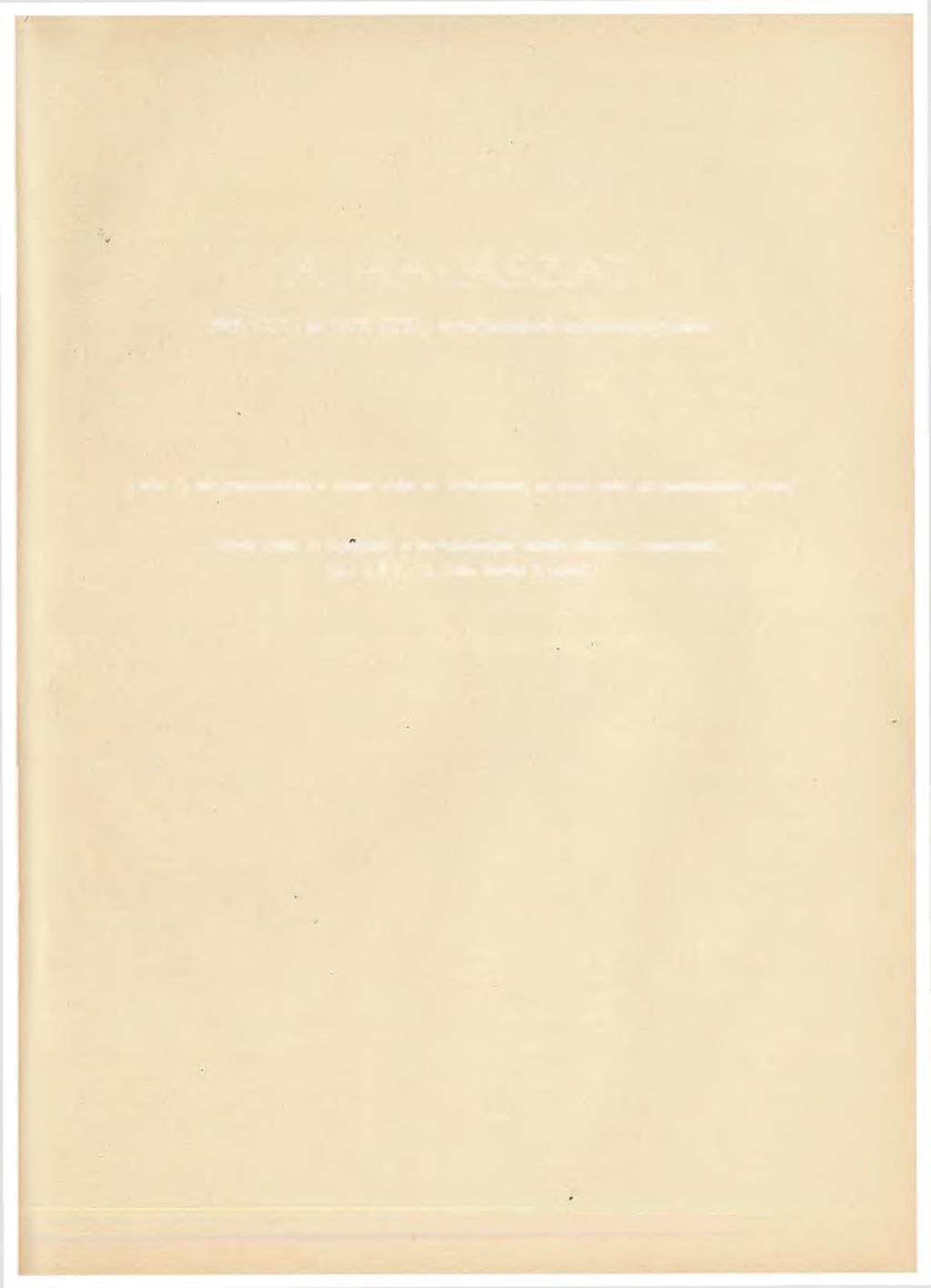A HALÁSZAT 1969. (XV.) és 1970. (XVI.