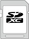 kompatibilitással rendelkező SD kártyát (2 GB) a videók rögzítéséhez SDHC kártya 0 Használjon Class 4 vagy magasabb besorolással és kompatibilitással