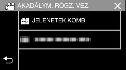 összekombinálás nem végrehajtató, ha a készülék nem talál összefüggő videókat 7 Érintse meg: IGEN 0 Ellenőrizze, hogy a kiválasztott felvételi mód a(z) A 0 Ha a pillanatfelvétel mód B van