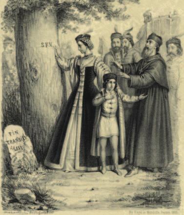 Marastoni József: Izabella királyné búcsúja ErdélytŒl 1551-ben. 19. század második fele a szüleihez és lengyel főurakhoz egy - aránt.