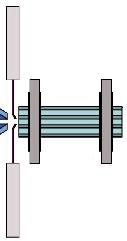 5 V offset) (-21 V) Front Section (-11 V inject, -1 V scan) Center