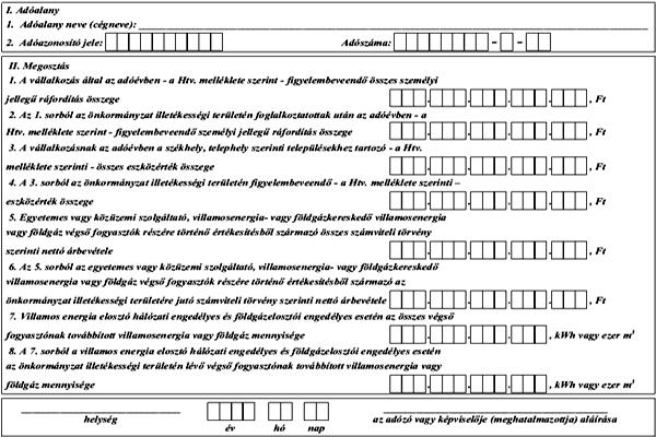 Magyar joganyagok - 35/2008. (XII. 31.) PM rendelet - az önkormányzati adóhatóságok23.