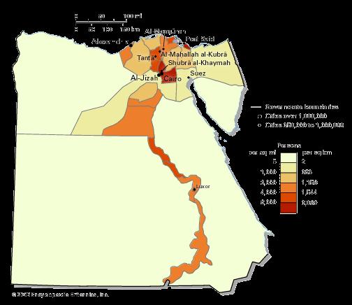 Észak-Afrika demográfiai sajátságai A népesség