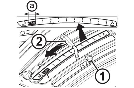 MECHANIKUS HIDRAULIKA Belső hidraulika kör vezérlése 1. Erő szabályzó kar elhelyezkedése 2.