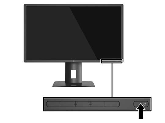 MEGJEGYZÉS: Ha a képernyőn megjelenő információkat álló helyzetben szeretné megtekinteni, telepítheti a szoftver és dokumentációs CD-n található HP Display Assistant szoftvert.