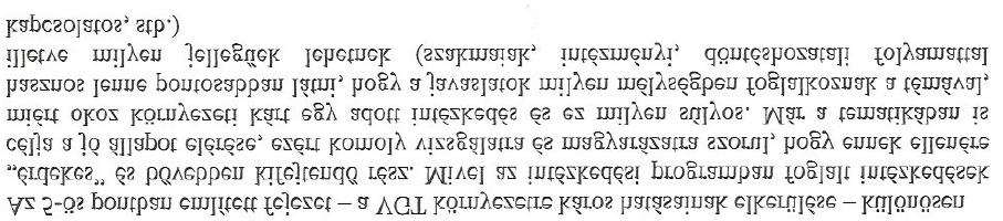 SKV csoport megállapítása Figyelembe vesszük a készítés során. 2.