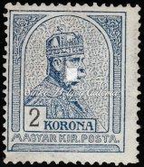 000 Ft 1908. Turul 25 ﬁlléres bélyeg. / 1908. Turul 25 ﬁllér stamp. Kikiáltási ár: 19.