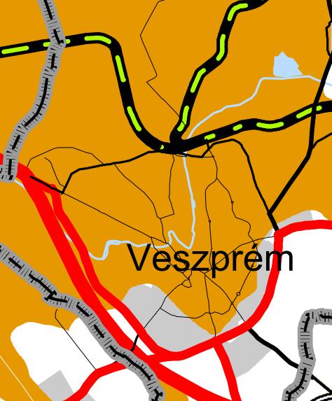 Vonatkozó főbb előírások: A kiemelt fontosságú honvédelmi terület övezetét a településrendezési eszközökben kell tényleges kiterjedésének megfelelően lehatárolni, és a településszerkezeti tervben