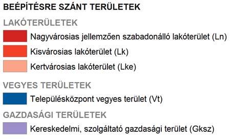 hatályos Településszerkezeti Terve 213/2017.(IX.28.