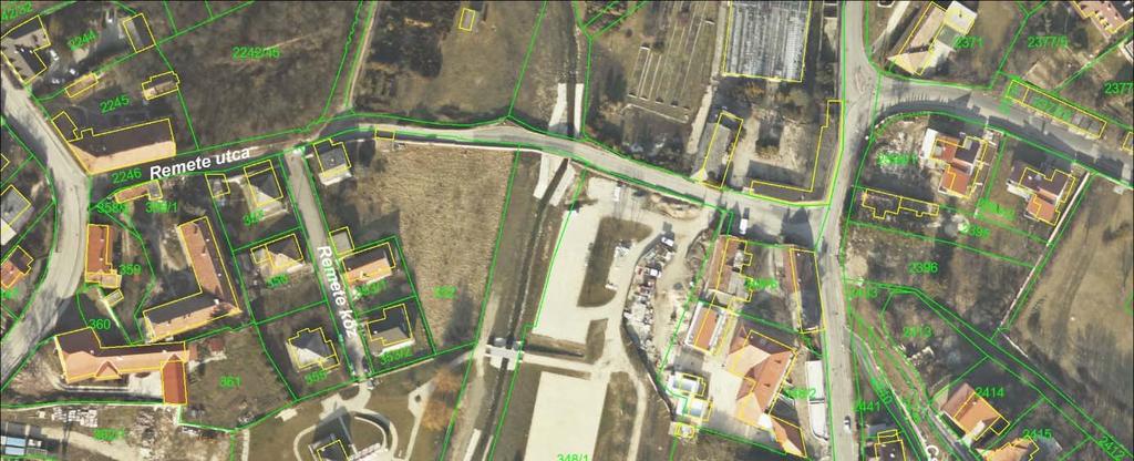 Veszprém 348/1 hrsz ú ingatlant részben érintő településrendezési tervmódosítás A módosítás