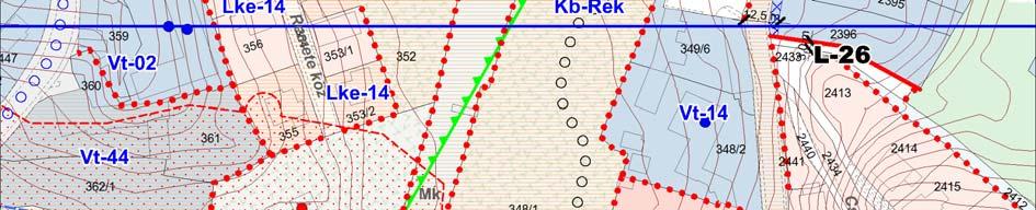 be: Építési övezet jele Kialakítható legkisebb telek terület ( m 2 )