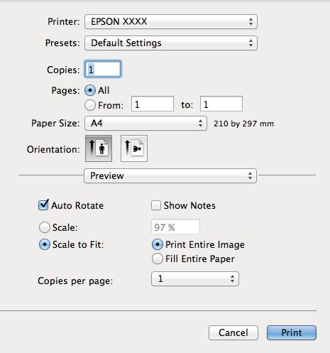 Nyomtatás 1. Töltse be a papírt a nyomtatóba. 2. Nyissa meg a kinyomtatni kívánt fájlt. 3.