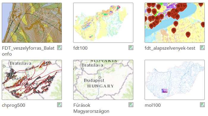 Kereskedelmi szoftverekkel kialakított WebGIS rendszer for Server segítségével publikált WMS és WFS szolgáltatások az OGC által előírt minimum szintet teljesítik, és ezek kiterjesztésére rendkívül