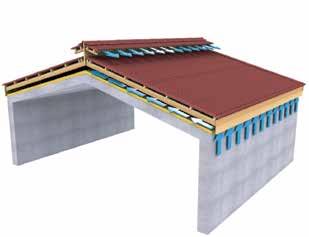 A szellőzés kívánt hatékonyságának elérése érdekében a be és kiszellőző nyílások helyét a tető fizikai tulajdonságainak megfelelően kell kiválasztani és kimérni.
