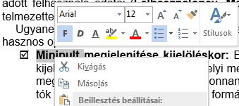 14 EGYÉNI BEÁLLÍTÁSOK paramétert a megfelelő beviteli mezőbe begépeléssel kell bevinni.