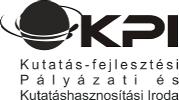 Pályázati felhívás Magyar Dél-afrikai Kormányközi Tudományos és Technológiai Együttm$ködés 2007 2008 Pályázatok benyújtásának határideje: 2006. szeptember 15.