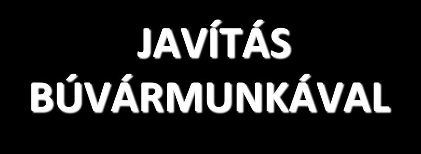 JAVÍTÁS