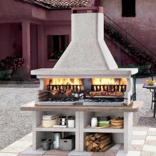 - 803101040 CAPRI 2: 186X95X265 cm Súlya:1120 kg Inox grillrács