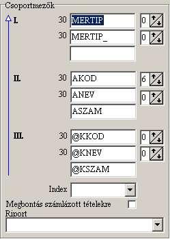 METRISoft KFT PW2 Jármű Mérlegelő Program 10/7 Hmvhely Jókai u.30. Recept - anyag statisztikák konfigurálása 1.2.4.