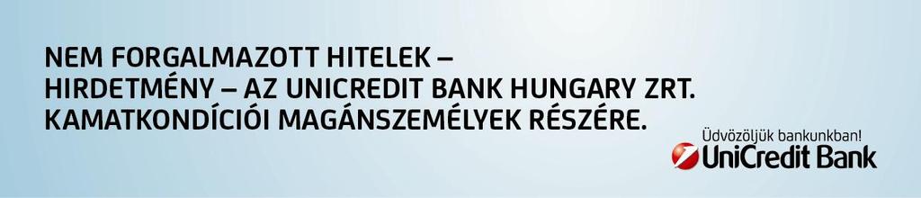 TARTALOMJEGYZÉK I. JELZÁLOG FEDEZET NÉLKÜLI HITELEK... 3 1. PRÉMIUM BANKING BANKSZÁMLÁKHOZ KAPCSOLÓDÓ KONDÍCIÓK... 3 UNICREDIT KOMFORT II. HITEL ÉS UNICREDIT SZEMÉLYI KÖLCSÖN (2003. MÁJUS 16.