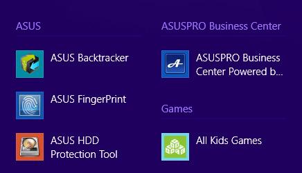 ASUS FingerPrint Biometrikus ujjlenyomat adatokat rögzíthet a Notebook PC ujjlenyomat-érzékelőjével az ASUS FingerPrint alkalmazás segítségével.