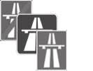 Ha elkerül egy, az autópályára/országútra vagy a maximális megengedett sebességre vonatkozó jelzőtáblát, akkor az RSI megjeleníti a maximális megengedett sebességre vonatkozó jelzőtábla szimbólumát.
