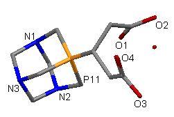 II. 1,3,5-triaza-7-foszfaadamantán (pta) származékai 1./ A pta reakciói savakkal 1.1. A pta reakciói telítetlen dikarbonsavakkal a.