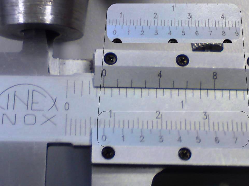 8. ábra: Belső felületek mérése