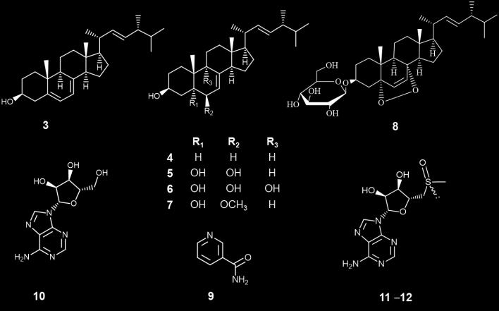 versicolor) izolált ciklikus heptapeptidtől, a (-)-ternatintól eltekintve, ciklopeptideket csak néhány súlyosan mérgező fajokat tartalmazó nemzetség (Amanita, Conocybe, Galerina, Lepiota and