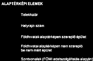 hetybiztcsitásának terulele Be nem éplévetó terület Előzetesen kidőlt hidrogeológiai védőidom Zoldlerület zoldfelulet Kerékpárijt tervezett nyomvonata