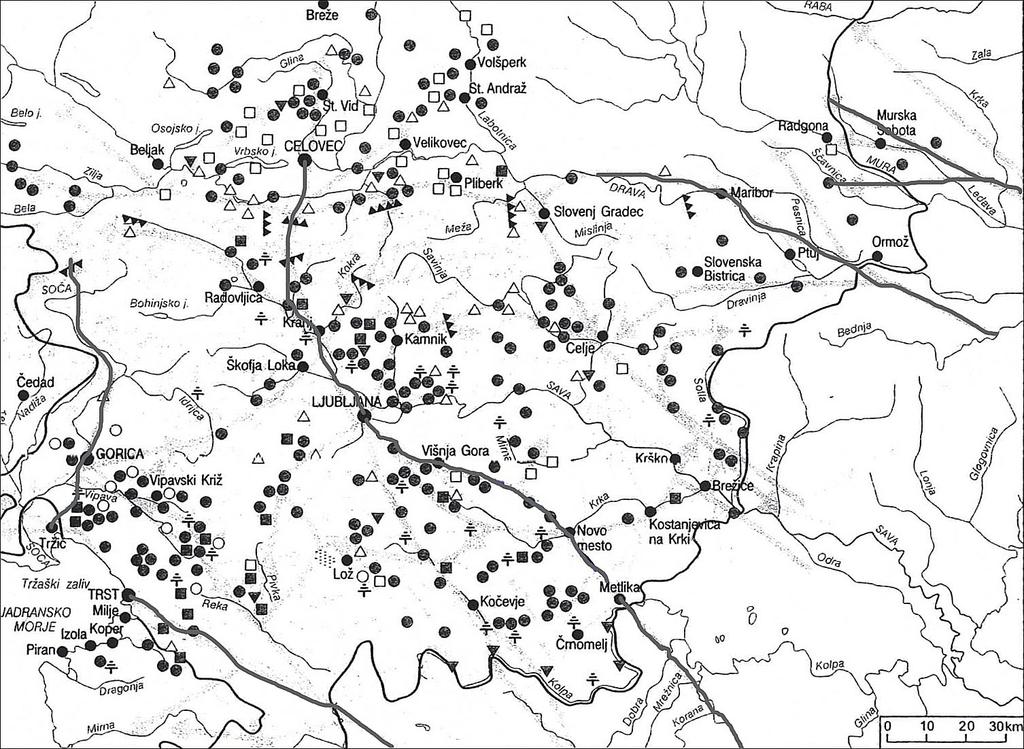 M071-511-1-2M 2. 5 Turški vpadi so segli v vse slovenske dežele in povzročili velikansko škodo.