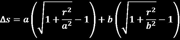 (Az A pont távolsága a síktól a, míg a B ponté b.