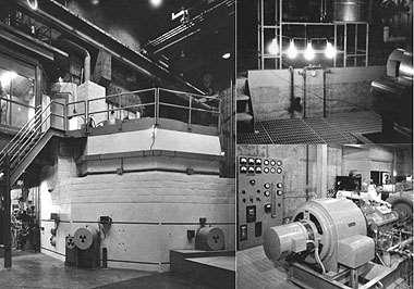EBR (Experimental Breeder Reactor) 1951-ben helyezték üzembe, a világ első reaktora, amivel áramot termeltek, de nem atomerőmű! Gyorsreaktor, üa.