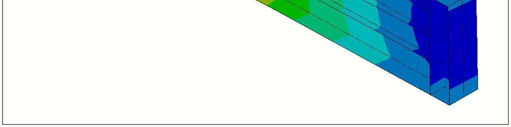 4.7. ábra S12/1-es modell (3. km o. öv, 40x6 mm-es borda) öv tönkremenetele és gerinc lokális horpadása normálfeszültség hatására 4.9. ábra S12/4-es modell (2. km o. öv, 30x5 mm-es borda) gerinc nyírási horpadása és öv kihajlása 4.