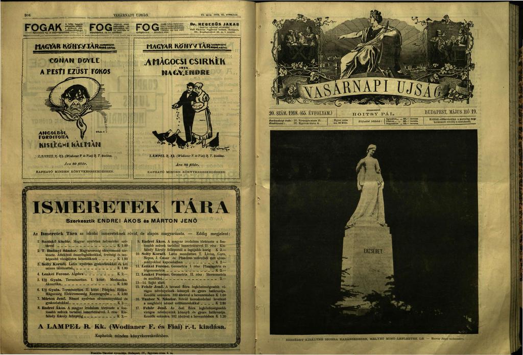 30 VASÁRNAPI ÚJSÁG. 9. SZAM. «8-65. KVFOLYAM r~ FOGAK é< teljen fogsorok szájpadlás nélkül, a Wökrrrk eltávolítása fölöslege! gpeciialtata fog- éf szájbetegségekben.