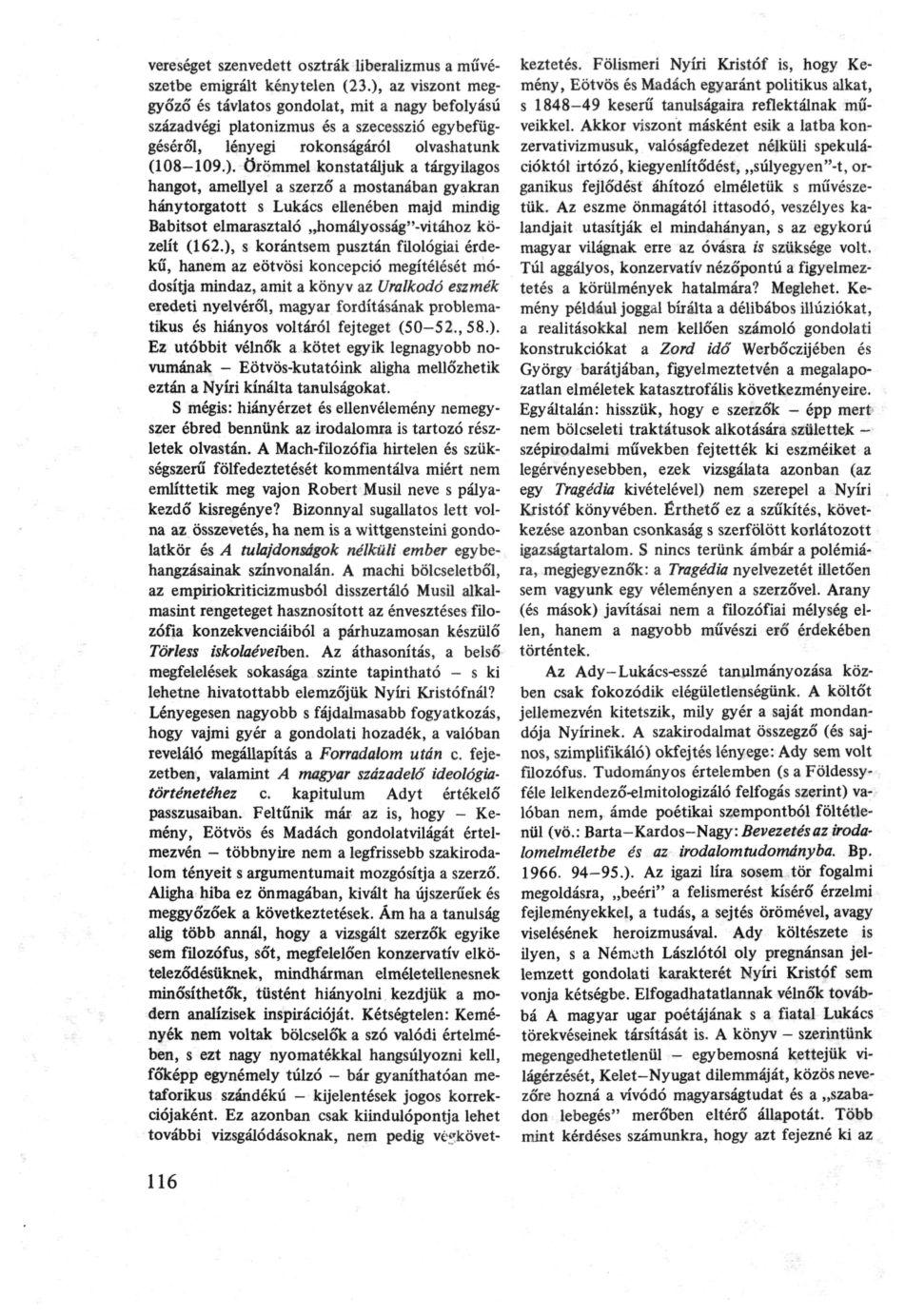vereséget szenvedett osztrák liberalizmus a művészetbe emigrált kénytelen (23.
