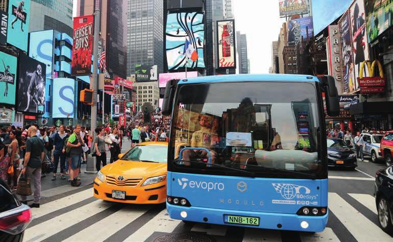 tematikus melléklet A VILÁGJÁRÓ MAGYAR ELEKTROMOS BUSZ Világszerte mind inkább aktuálissá váló téma a fenntartható közlekedés fejlesztése.