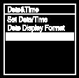 Az órakijelzés formátumának kiválasztása (Time Display) A 12-órás vagy 24-órás formátumot választhatja.