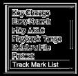 A lejátszási pont keresése a műsorszámjelzések listáján (Track Mark List) Egy lejátszási pont kikereséséhez